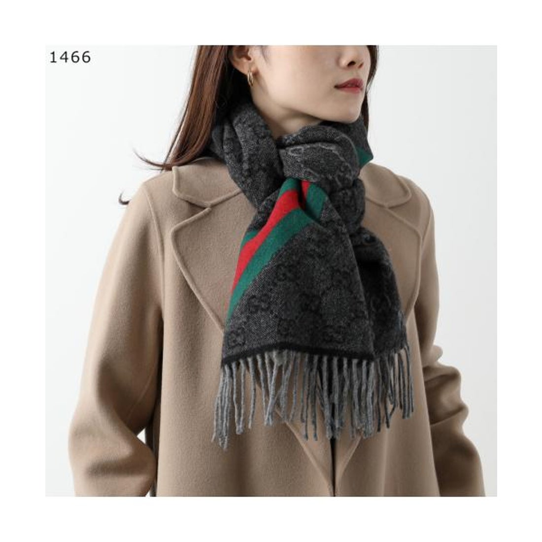 グッチ GUCCI GUCCI マフラー 570603 3G200 GGロゴ ウール （1466