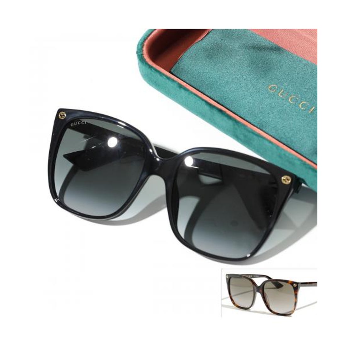 グッチ GUCCI GUCCI サングラス GG0022S スクエア型 GGロゴ （001