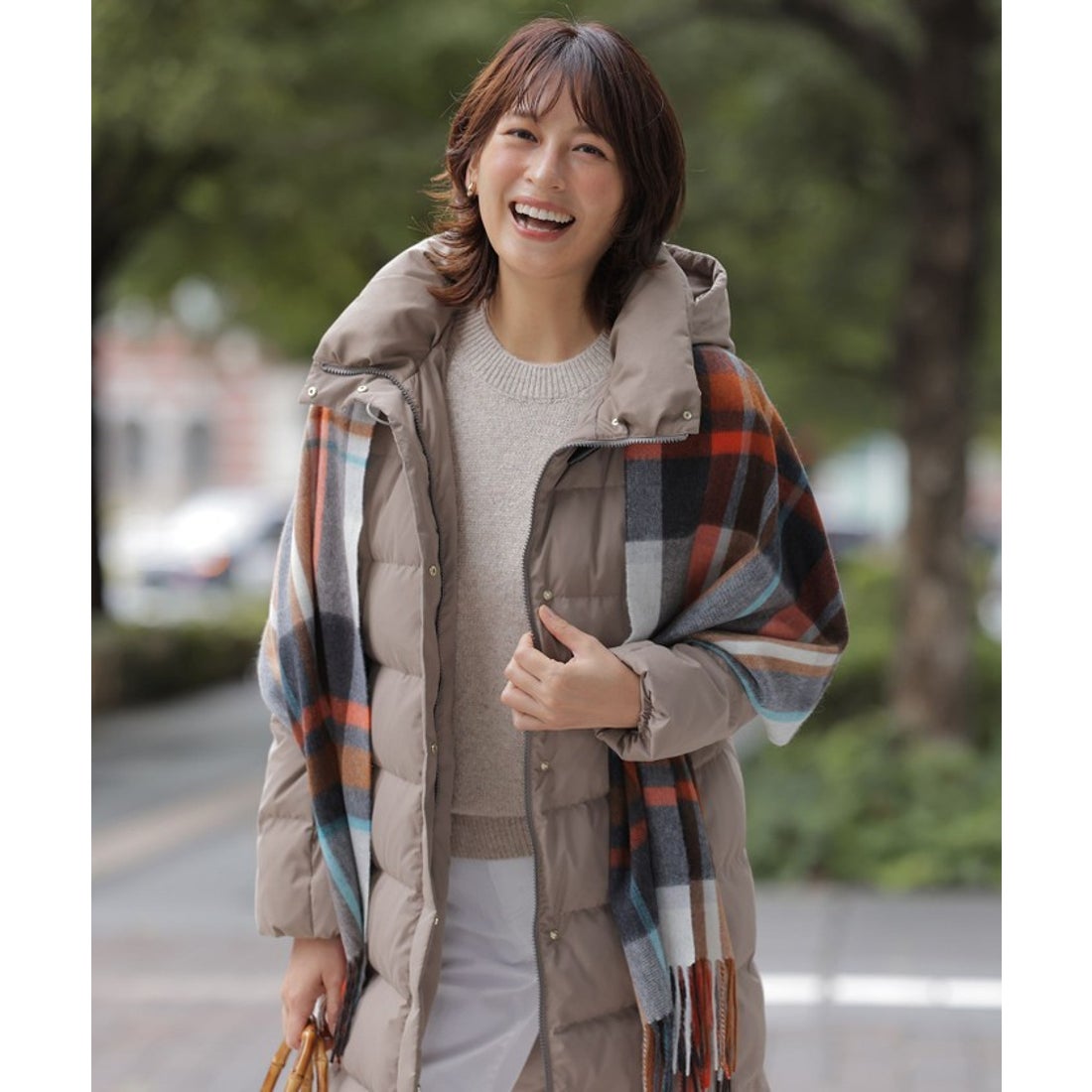 ジェイ プレス レディス J.PRESS LADIES 【洗える・2way】タフタダウン