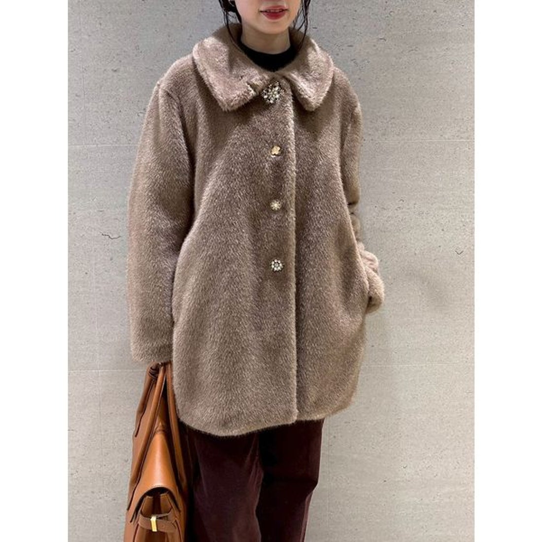 リリーブラウン LILY BROWN 【LILY BROWN×MARY QUANT】ビジュー釦