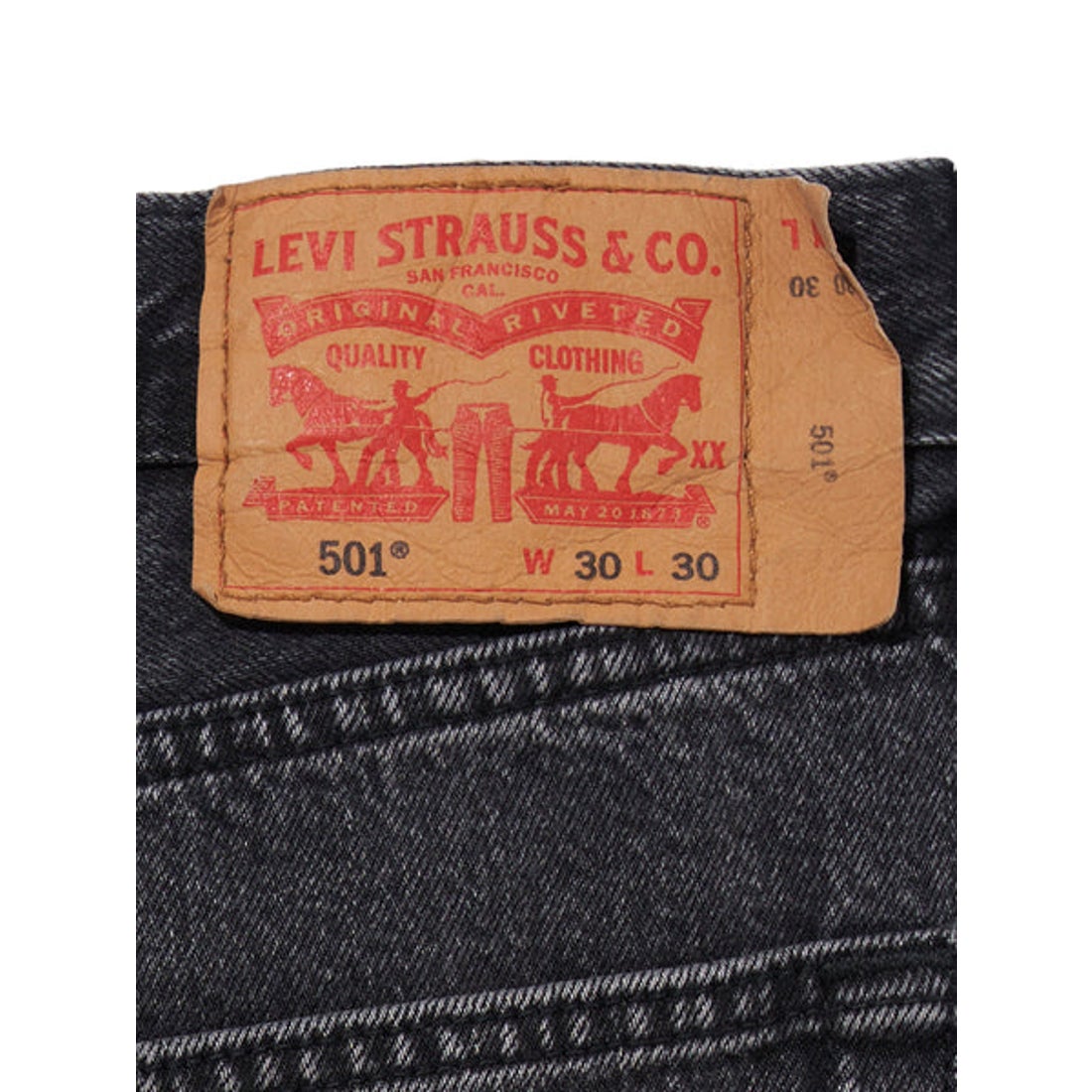リーバイス LEVI'S 501(R) ジーンズ ブラック WORN IN （Blacks