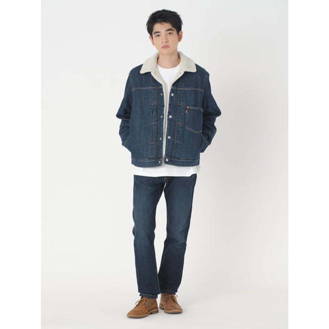 リーバイス LEVI'S TYPEI シェルパトラッカージャケット ダーク