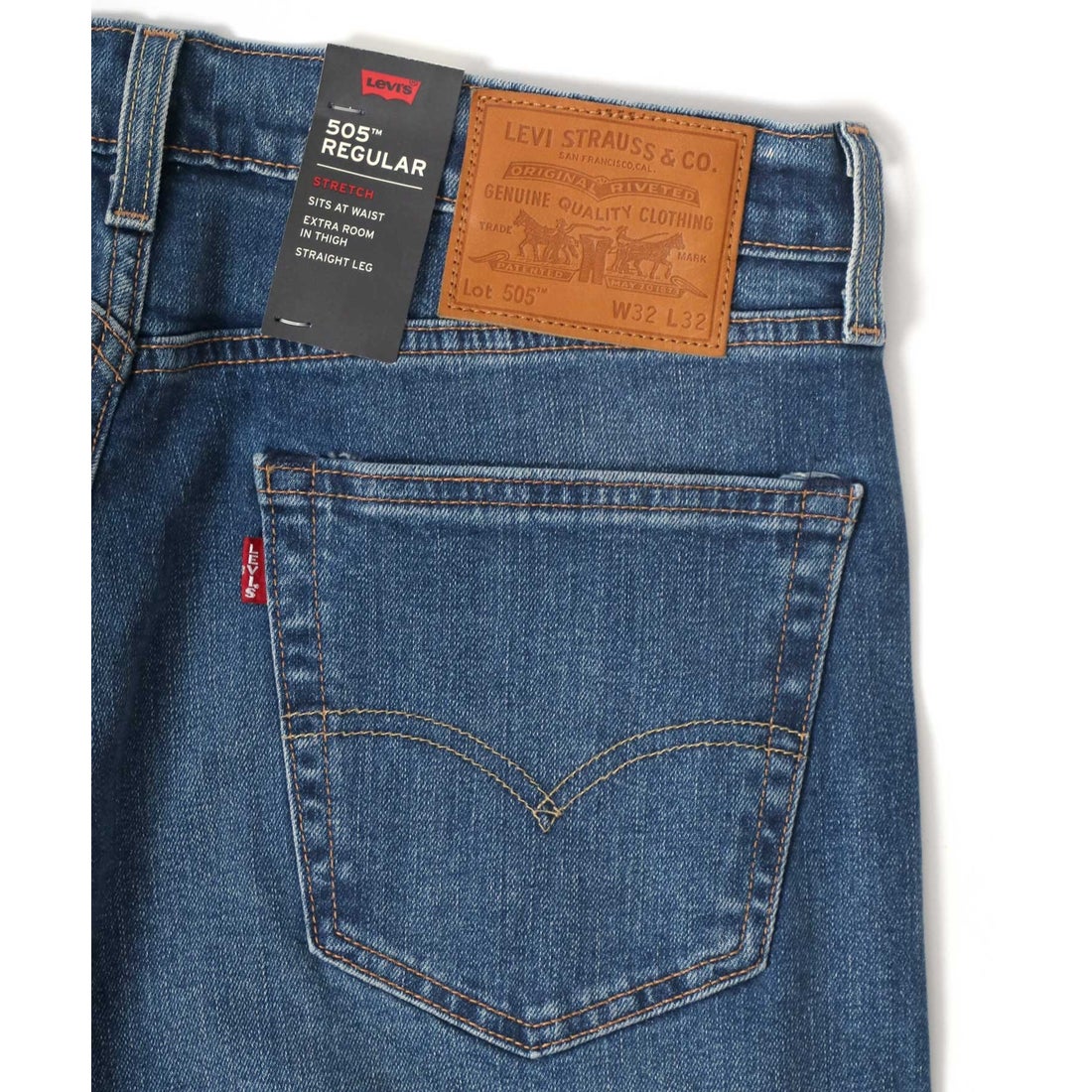 LEVI'S PREMIUM 505 BIG”E” REGULAR FIT ストレッチデニム レギュラー