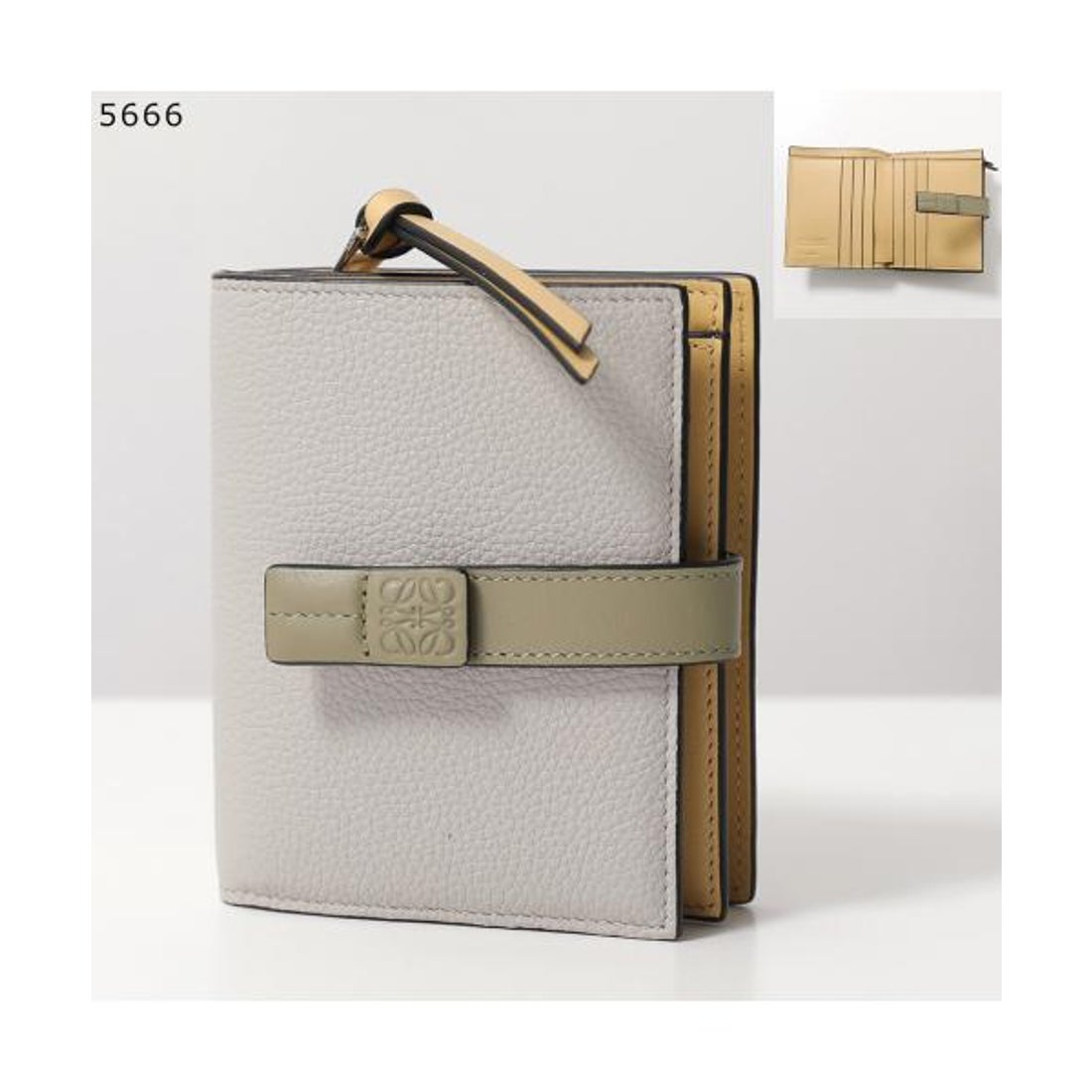 ロエベ LOEWE LOEWE 二つ折り財布 COMPACT ZIP C660Z41X （5666/SHELL