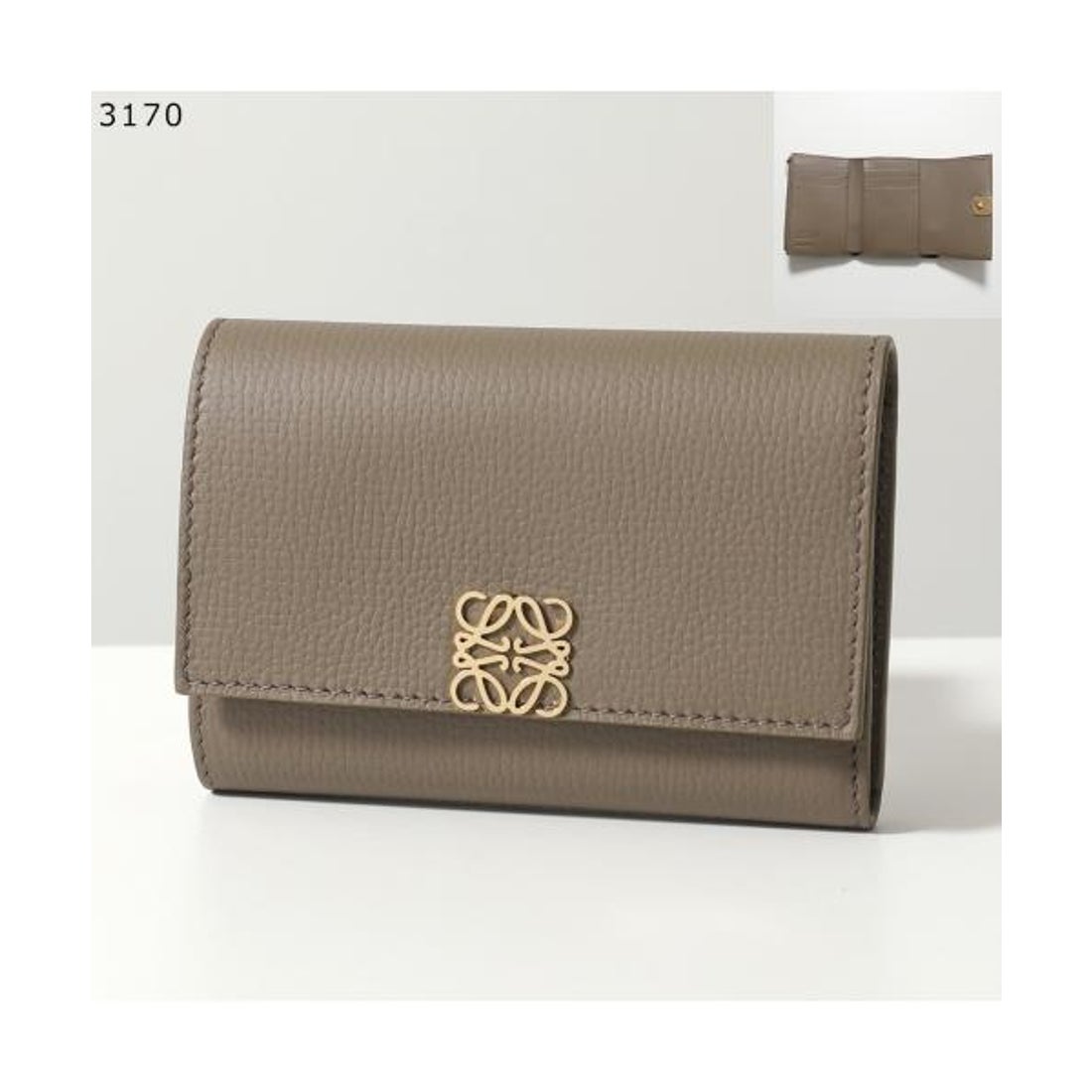 ロエベ LOEWE LOEWE 三つ折り財布 C821S33X01 ANAGRAM （3170/TAUPE
