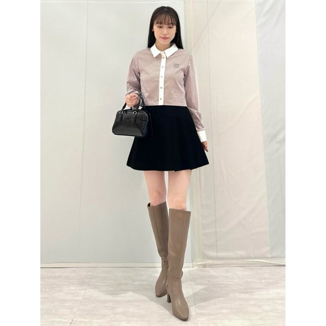スナイデル SNIDEL プリーツスカショーパン （BLK） - ファッション