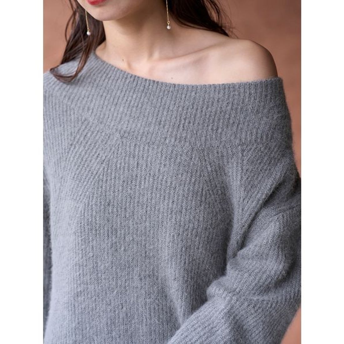 スナイデル SNIDEL ニットセットキャミミニワンピース （GRY