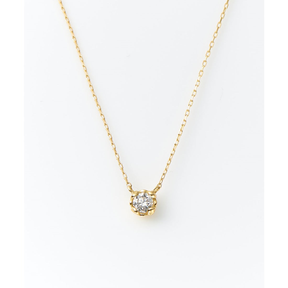 サマンサティアラ Samantha Tiara K18YG 一粒ダイヤモンドハート
