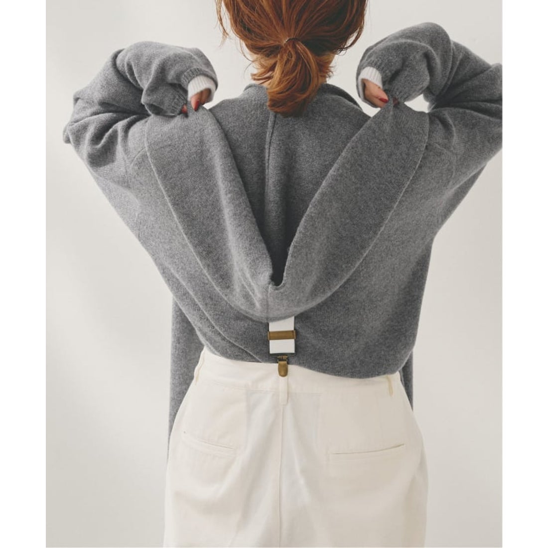スピック＆スパン Spick & Span Higuchi*Sカシミヤ混フードマフラー