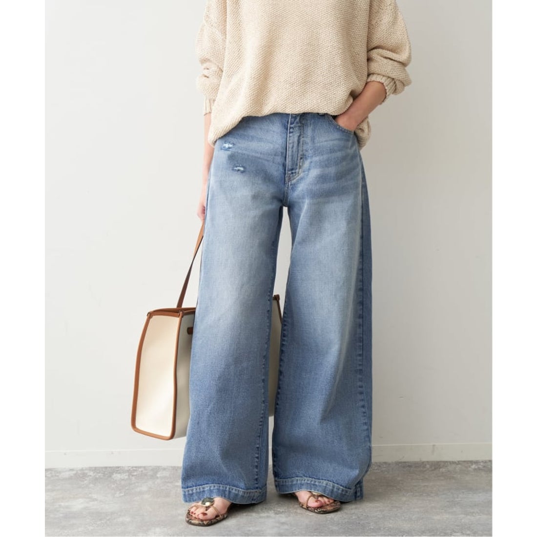 スピック＆スパン Spick & Span 《追加2》5 1/2 BAGGY DENIM