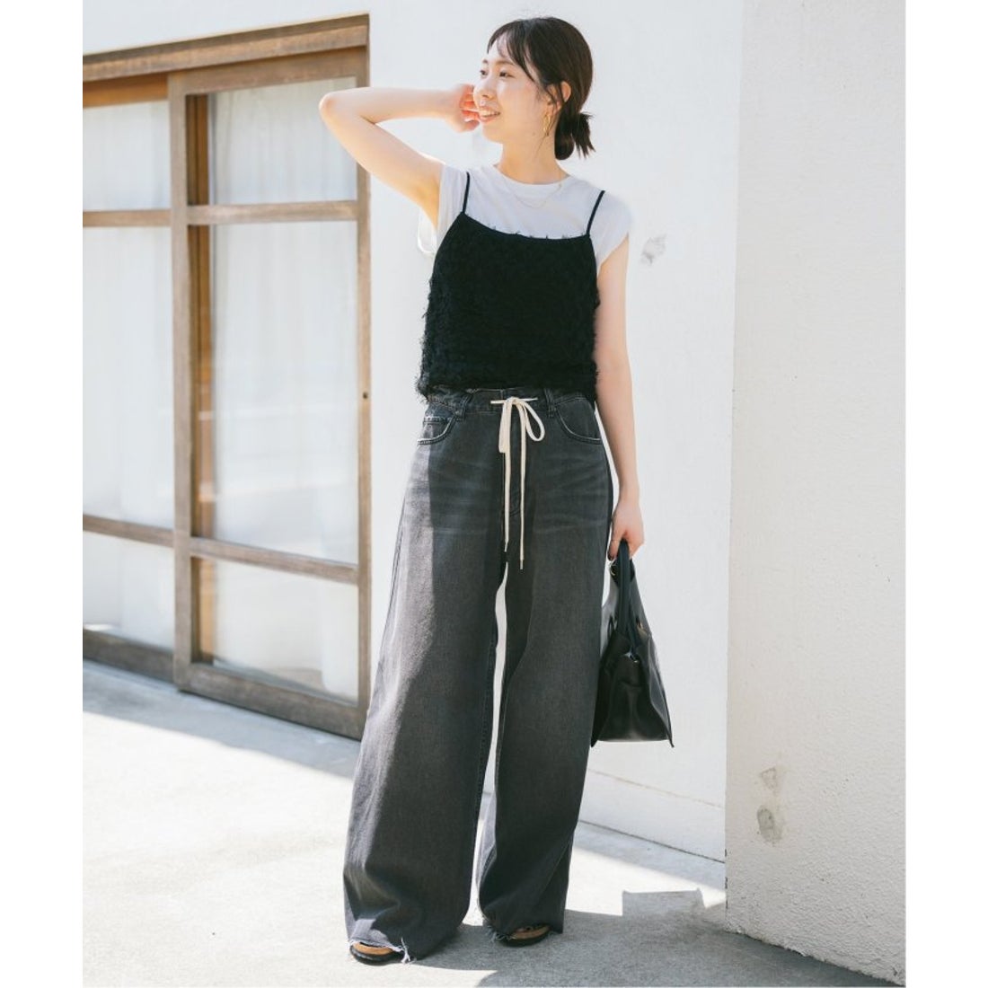 スピック＆スパン Spick & Span 5 1/2 SOFT DRAWSTRINGDENIM