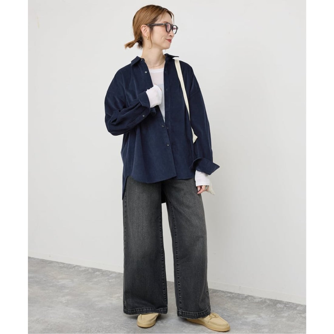 スピック＆スパン Spick & Span 《追加》コットンコーデュロイルーズ