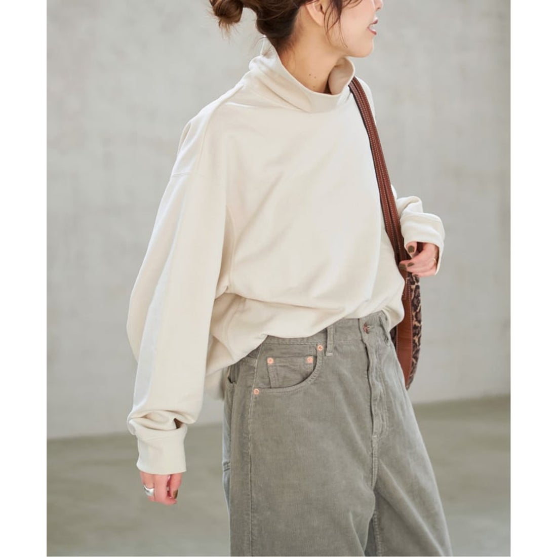 スピック＆スパン Spick & Span 《WEB限定追加》裏毛ハイネックプル