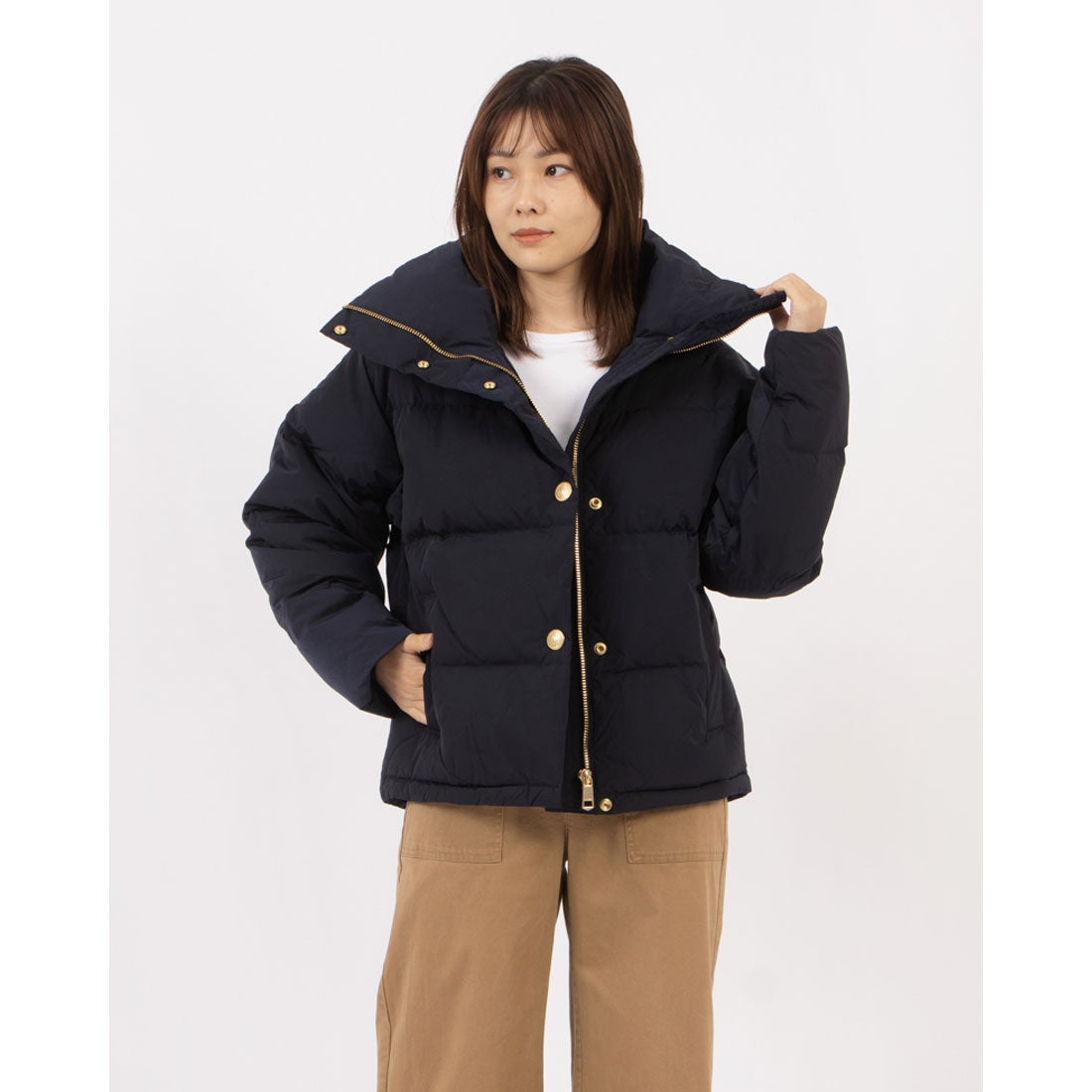 トミー ヒルフィガー TOMMY HILFIGER ゴールドボタンダウンジャケット
