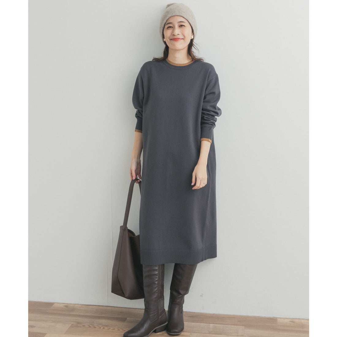アーバンリサーチ ドアーズ URBAN RESEARCH DOORS バイカラーKNIT