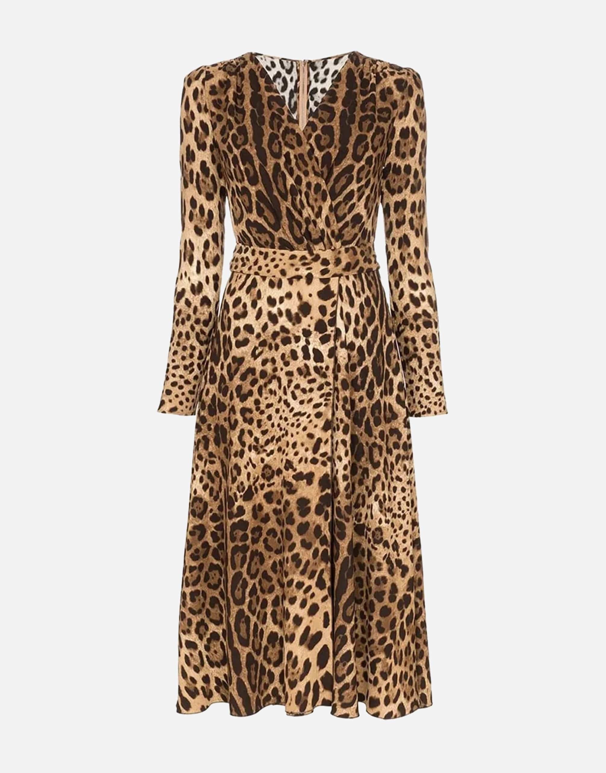 Dolce & Gabbana ヒョウ柄フレアドレス | Sendegaro KR