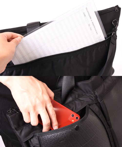 2WAY ヘルメット BAG MA-1 model | 日本職人が作るメンズ トート
