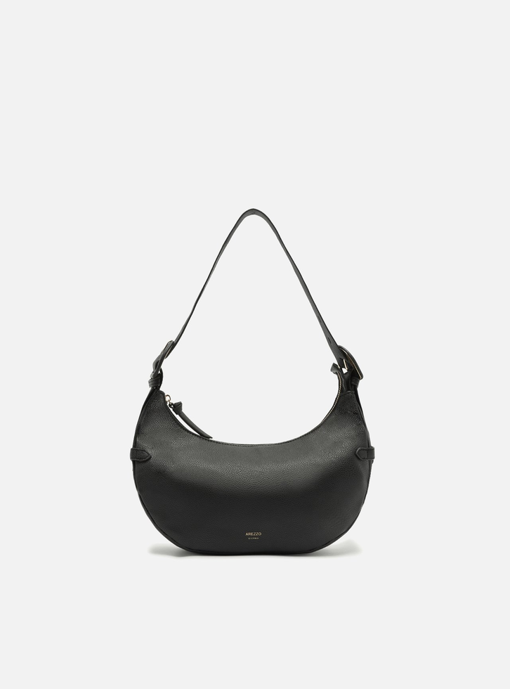 Bolsa Hobo Preta Arezzo Pequena | ZZ MALL
