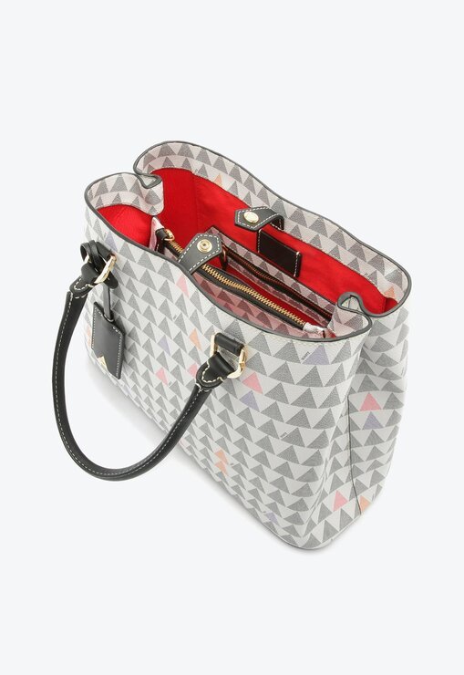 Bolsa Tote Branca Schutz Lara New Triangle | ZZ MALL
