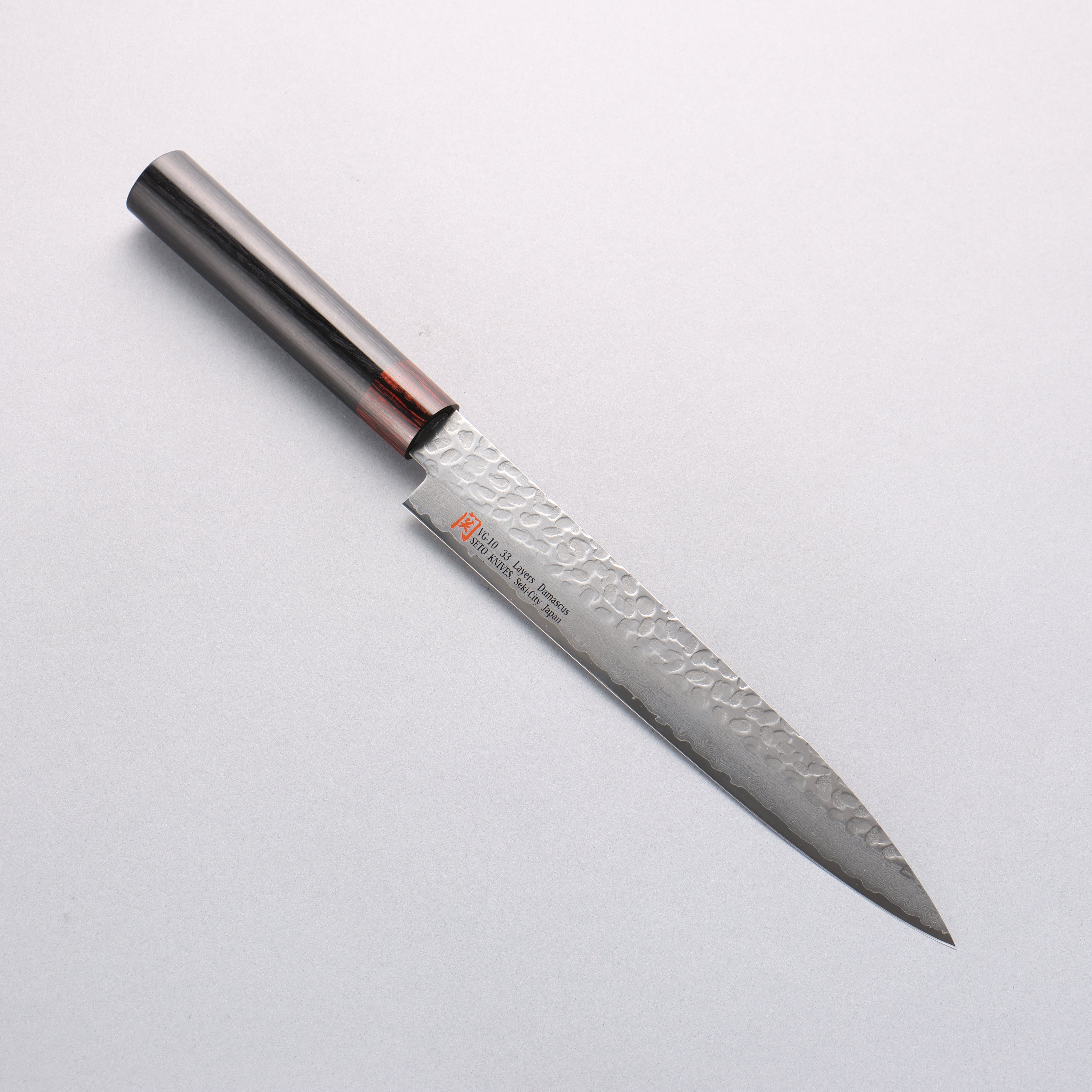 伊勢屋 V金10号 ダマスカス 柳刃包丁 210mm – 清助刃物 Japan