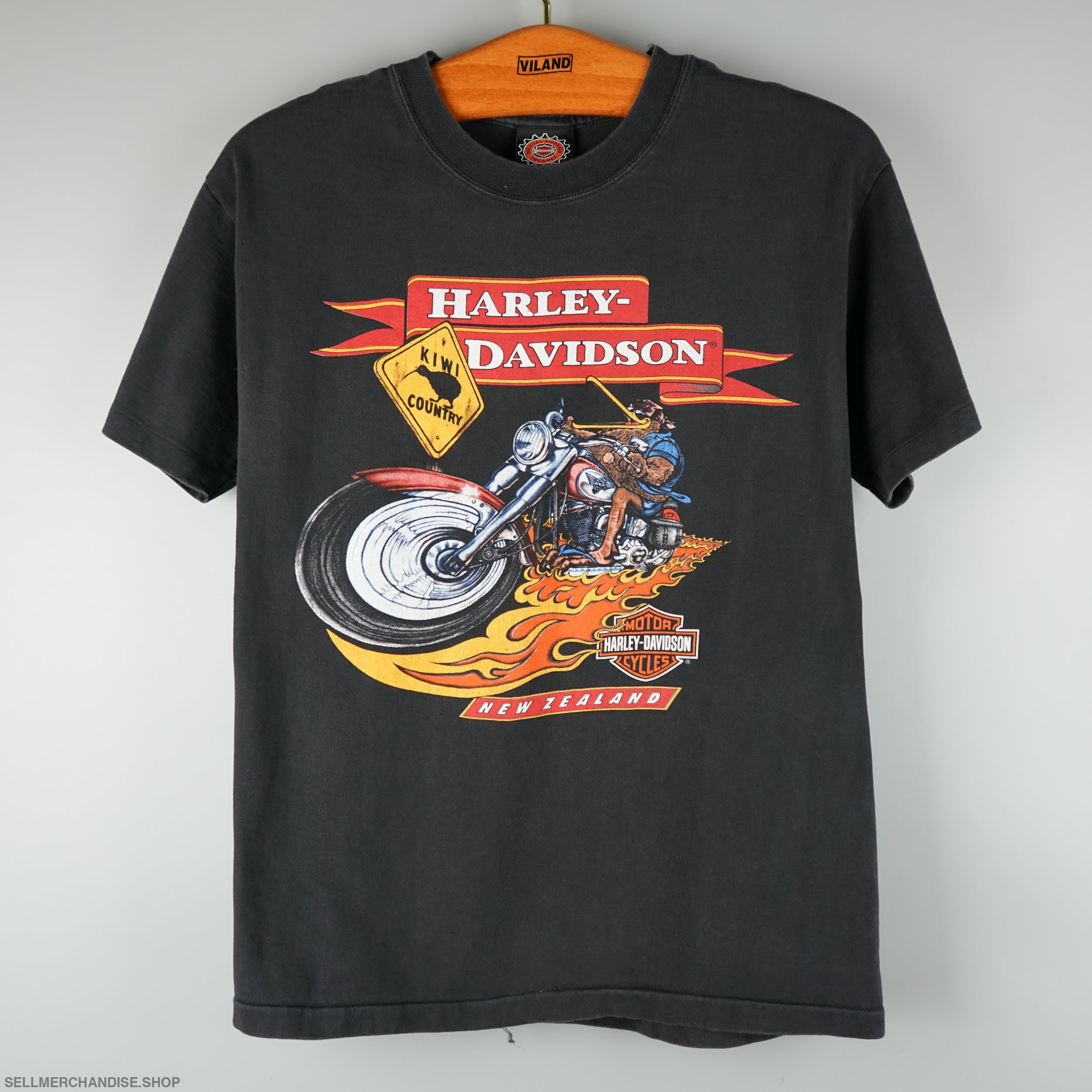 Vintage 90s Harley Davidson New Zealand T-Shirt