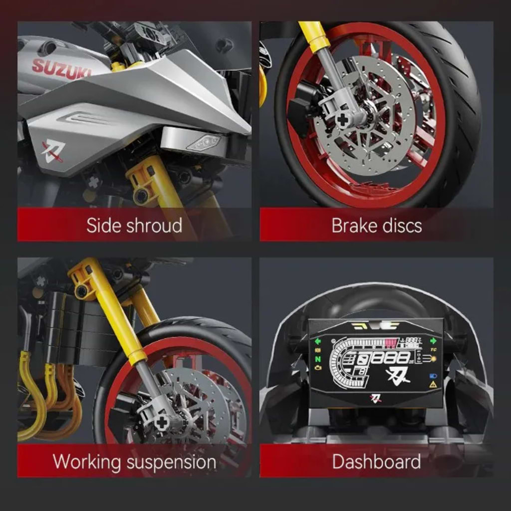 CaDA ブロック 1/6サイズ SUZUKI KATANA スズキ カタナ 2022 (1104