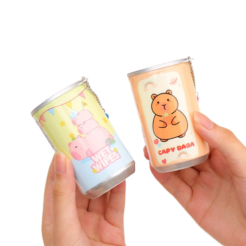 Shop Online Mini Keychain Wet Wipes Safe & Hygienic Packaging