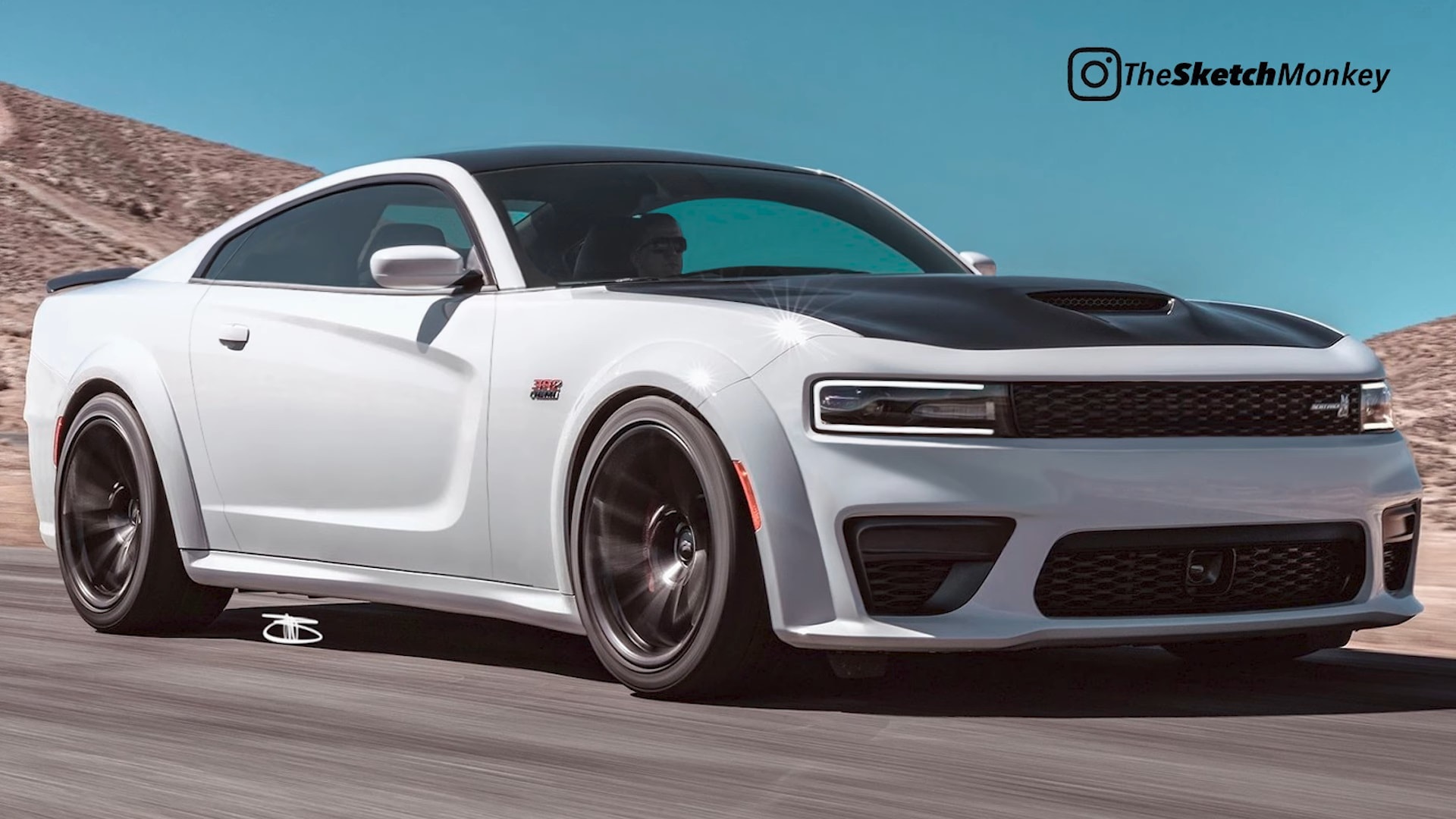 Two-Door Dodge Charger Imagined With Redesigned Headlights