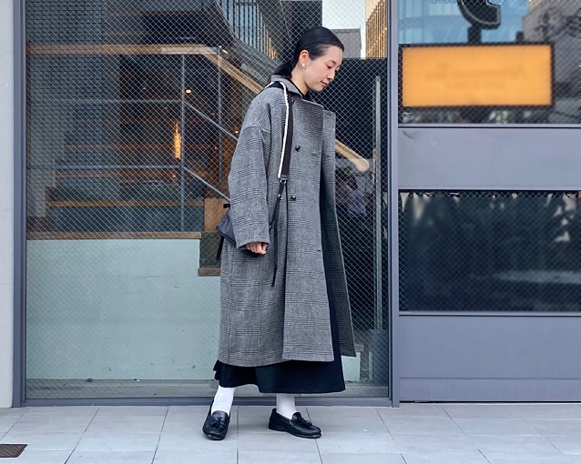 ウールリネングレンチェックコート＊＊ | 表参道店 | nest Robe Shop