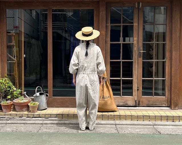 ネストローブバルーンスリーブサロペット