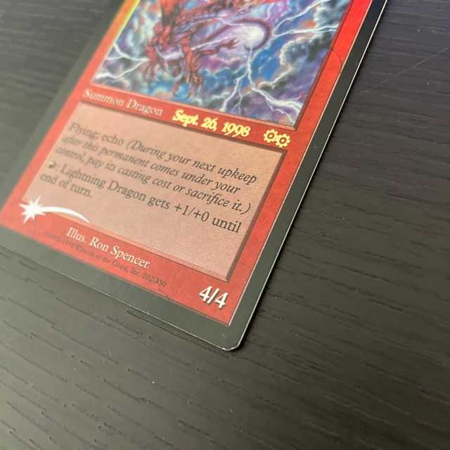 MTG 稲妻のドラゴン Foil 英語 プレリリース プロモ 1枚の通販 田頭