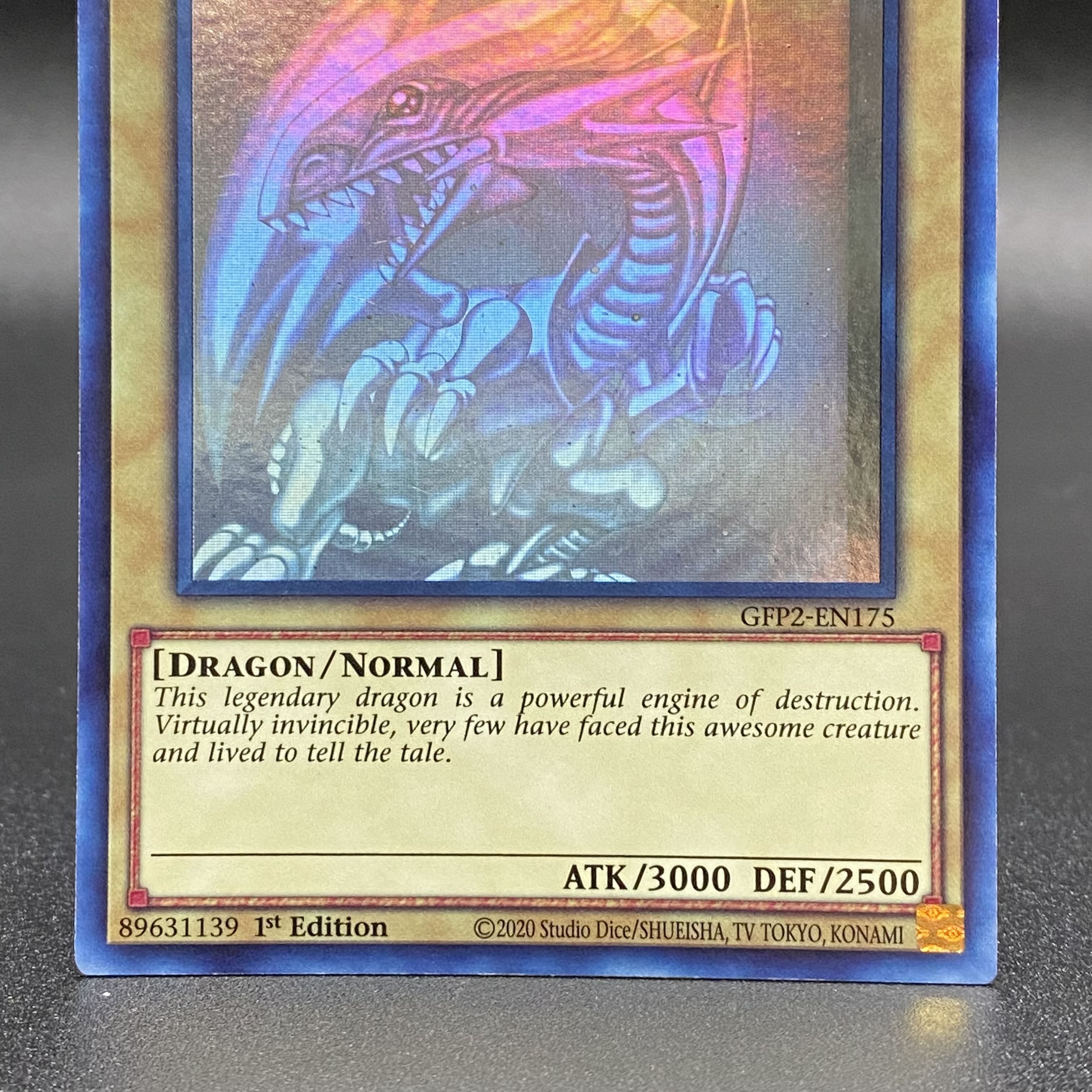 BLUE-EYES WHITE DRAGON /青眼の白龍 GFP2-EN175 1st ゴーストレア 1枚