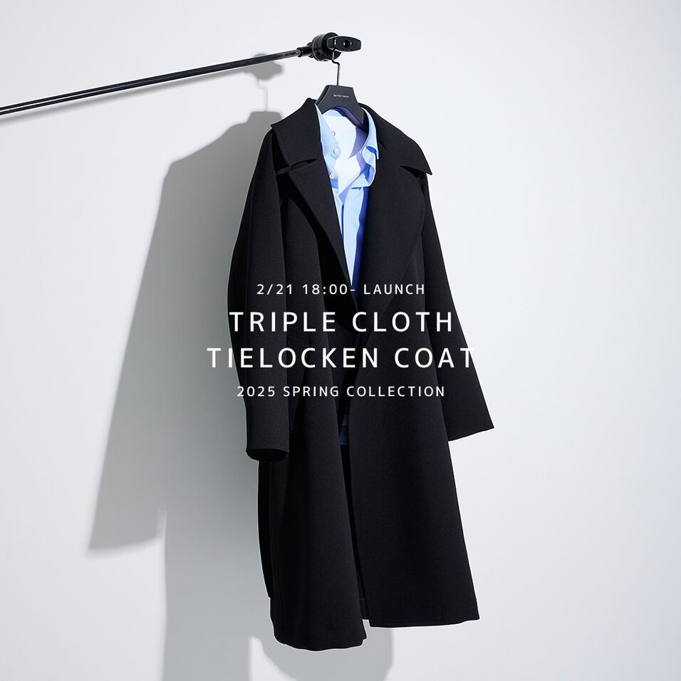 Triple Cloth Tielocken Coat - UNITED TOKYO