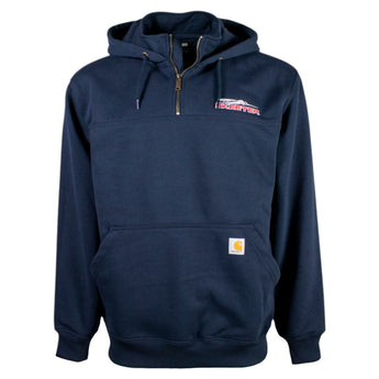 Skeeter Carhartt Navy Rain Defender Paxton Quarter Zip – Skeeter