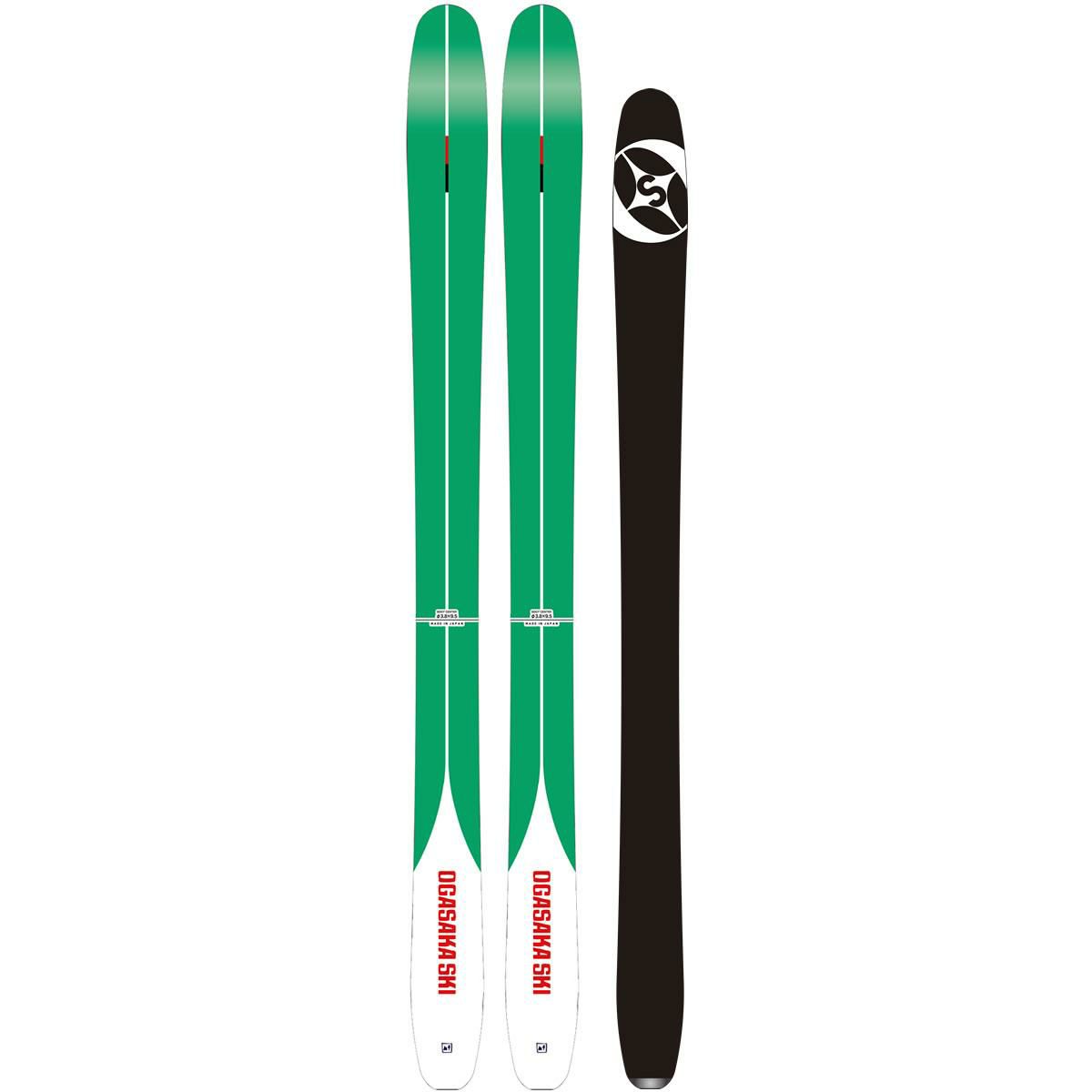 スキー板 オガサカ AZ-08 155cm + ストック110cm ?t=