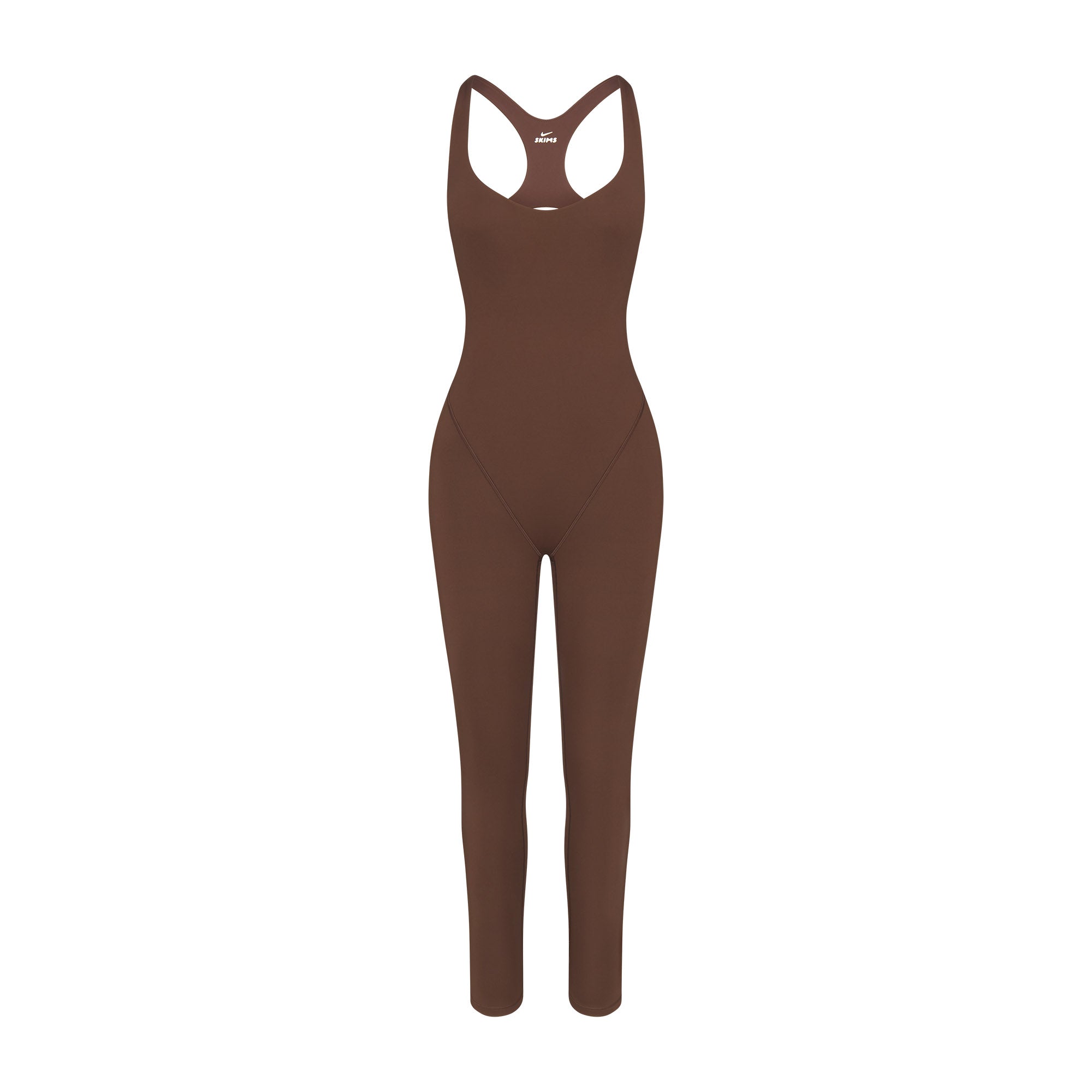 NikeSKIMS MATTE RACER LONG ONESIE | DARK SEPIA | SKIMS