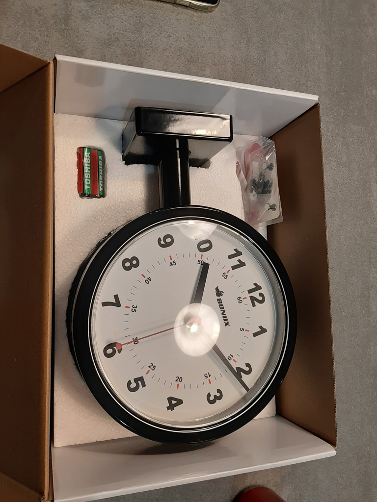 DULTON ONLINE SHOP | DOUBLE FACE CLOCK 170D BLACK(BLACK