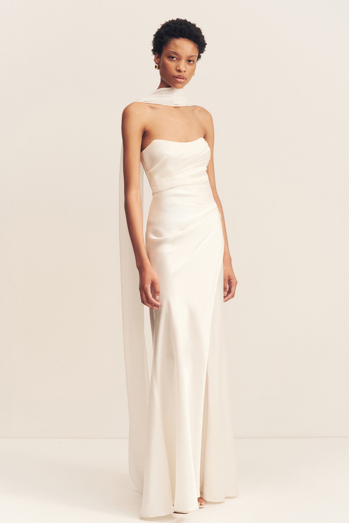 Lucent Scarf | Ivory | Accessories | Shona Joy – Shona Joy US