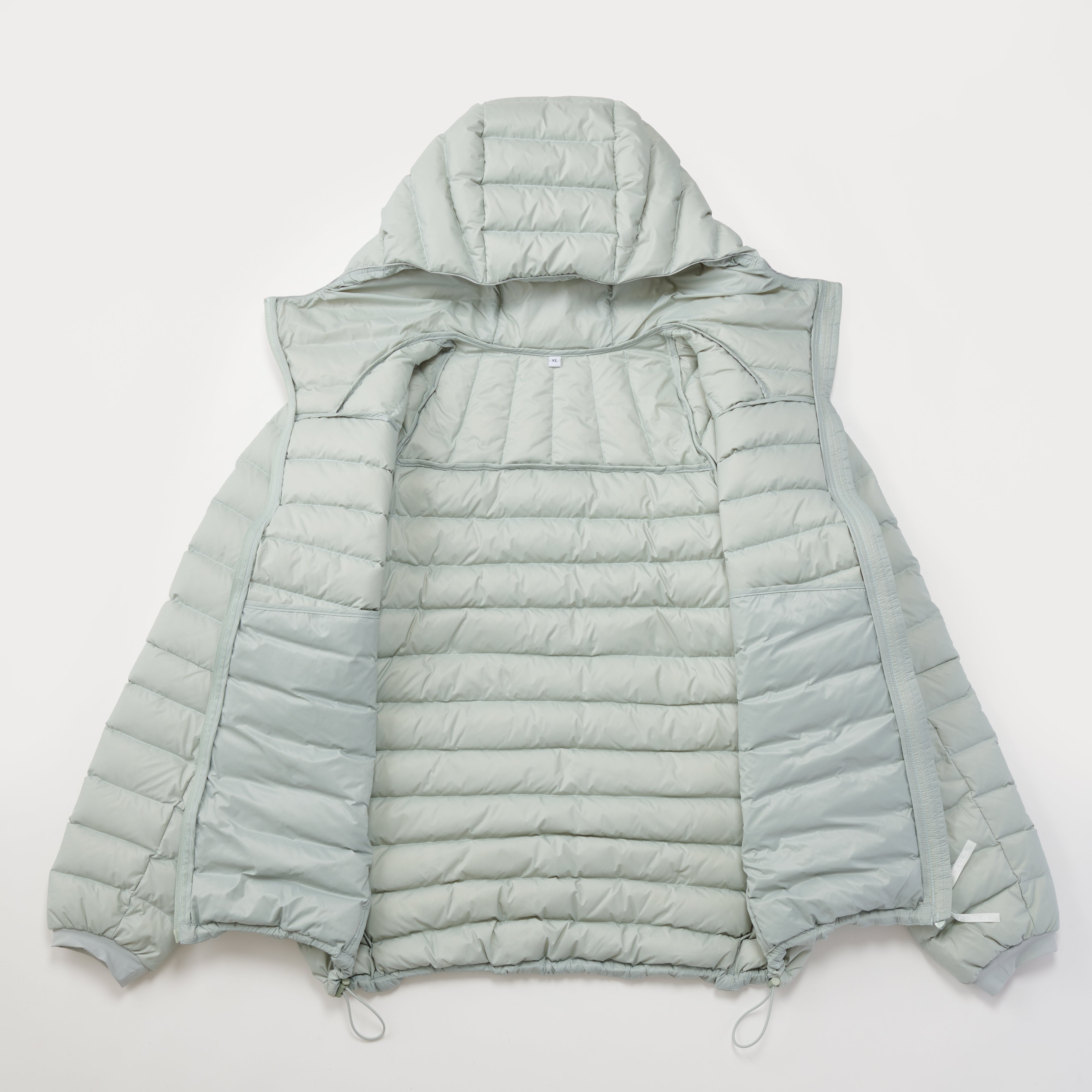 SHELL DOWN JACKET LIGHT GREEN – FEELS.