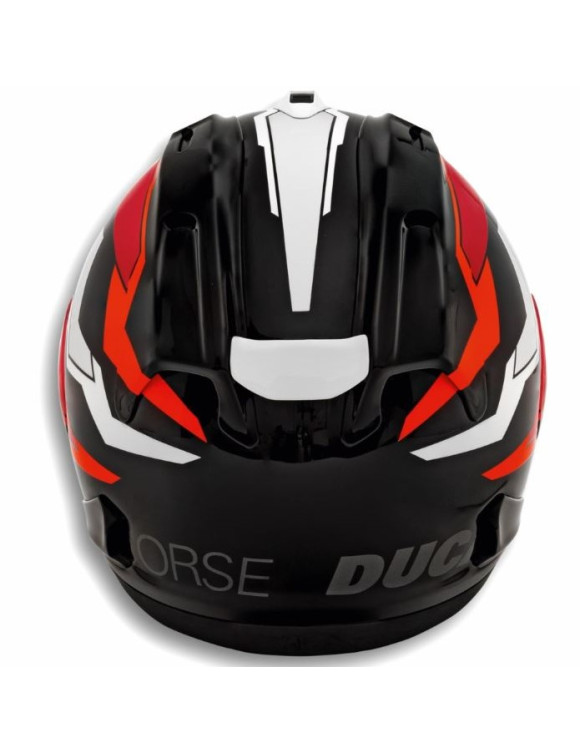 Original Ducati Corse V8 Black/Red Full Face Motorcycle Helmet