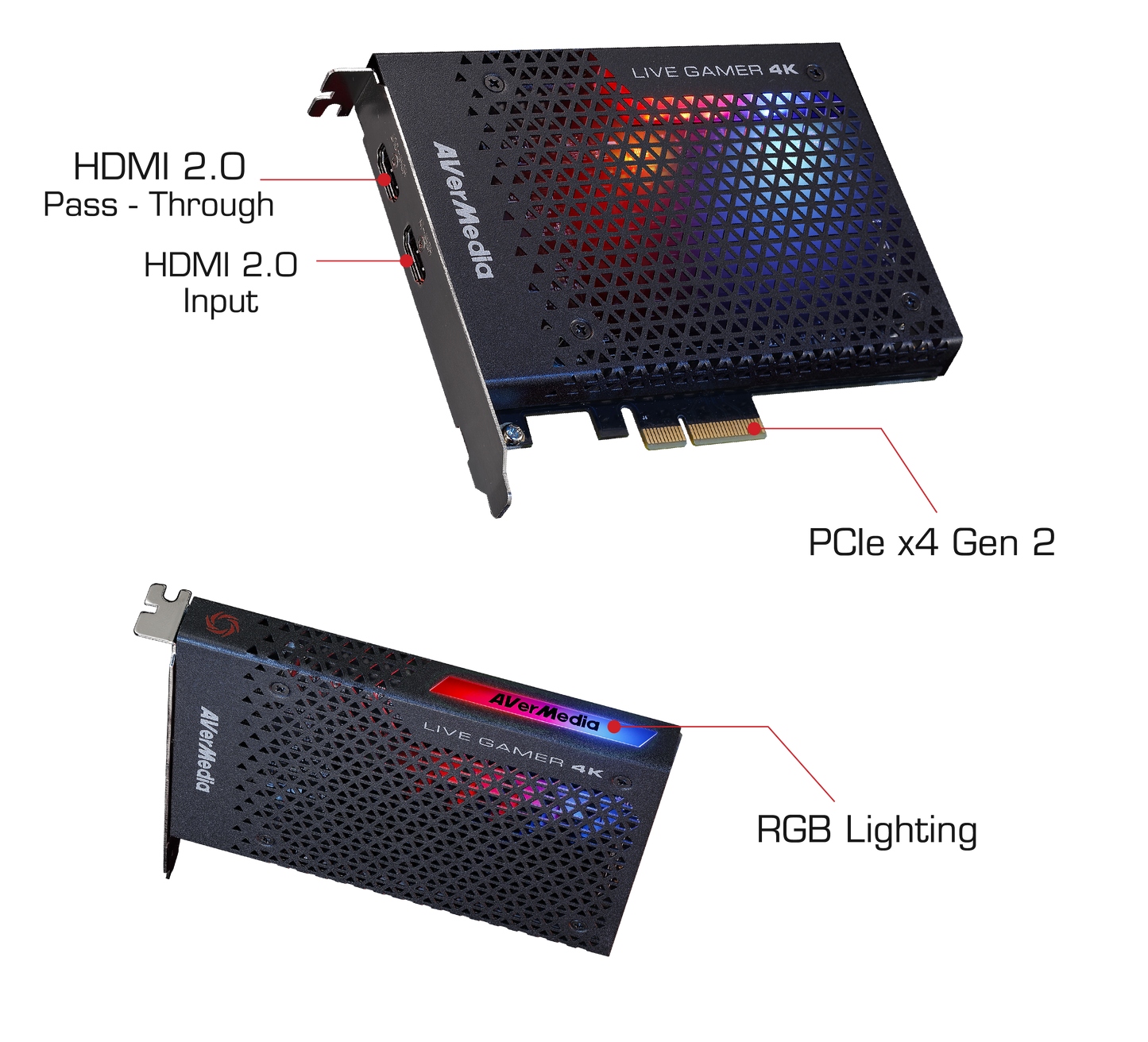 GC573 4K60 HDR10 Internal Capture Card for Streaming | AVerMedia
