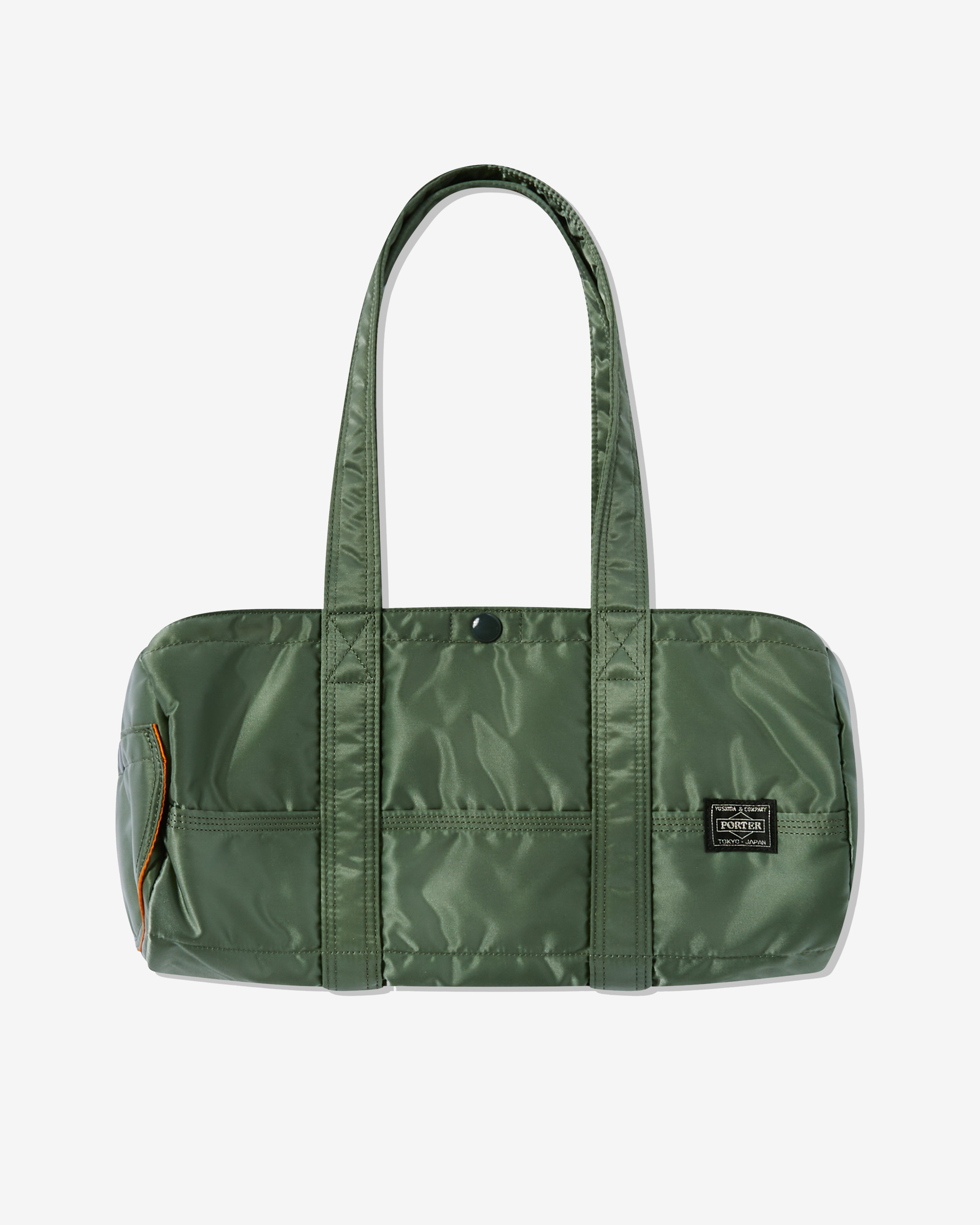 Porter-Yoshida & Co.: Tanker Duffle Bag (L) (Sage Green) | DSMNY E