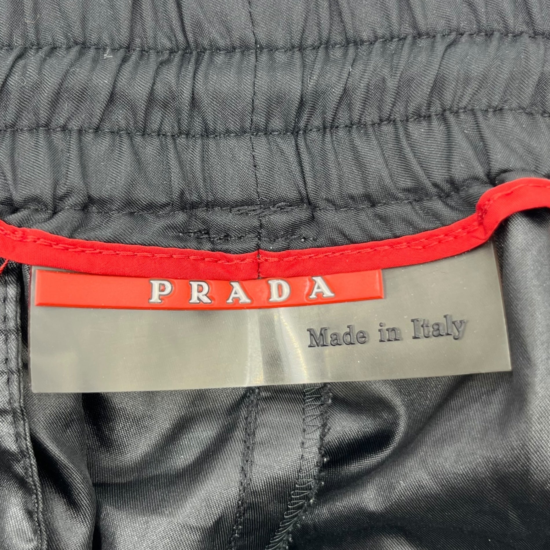 PRADA SPORT(プラダスポーツ) 00's Hem zip logo tech pants 裾 ジップ
