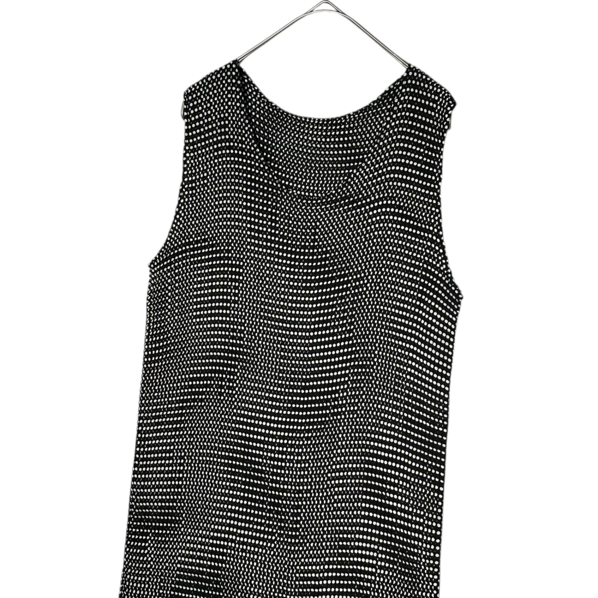 ISSEY MIYAKE(イッセイミヤケ) 90's dot pattern pleated sleeveless