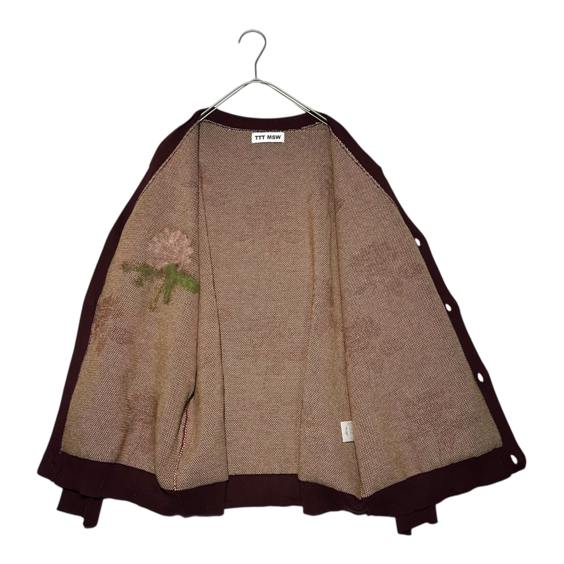 TTT MSW(ティーモダンストリートウエア) 22AW Rose Jacquard Knit