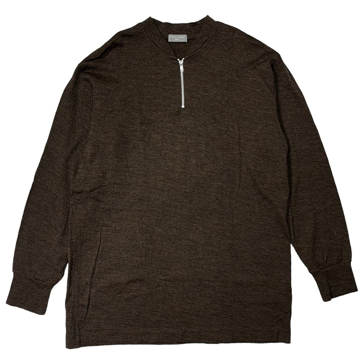 COMME des GARCONS HOMME(コムデギャルソンオム) 90's half zip wool
