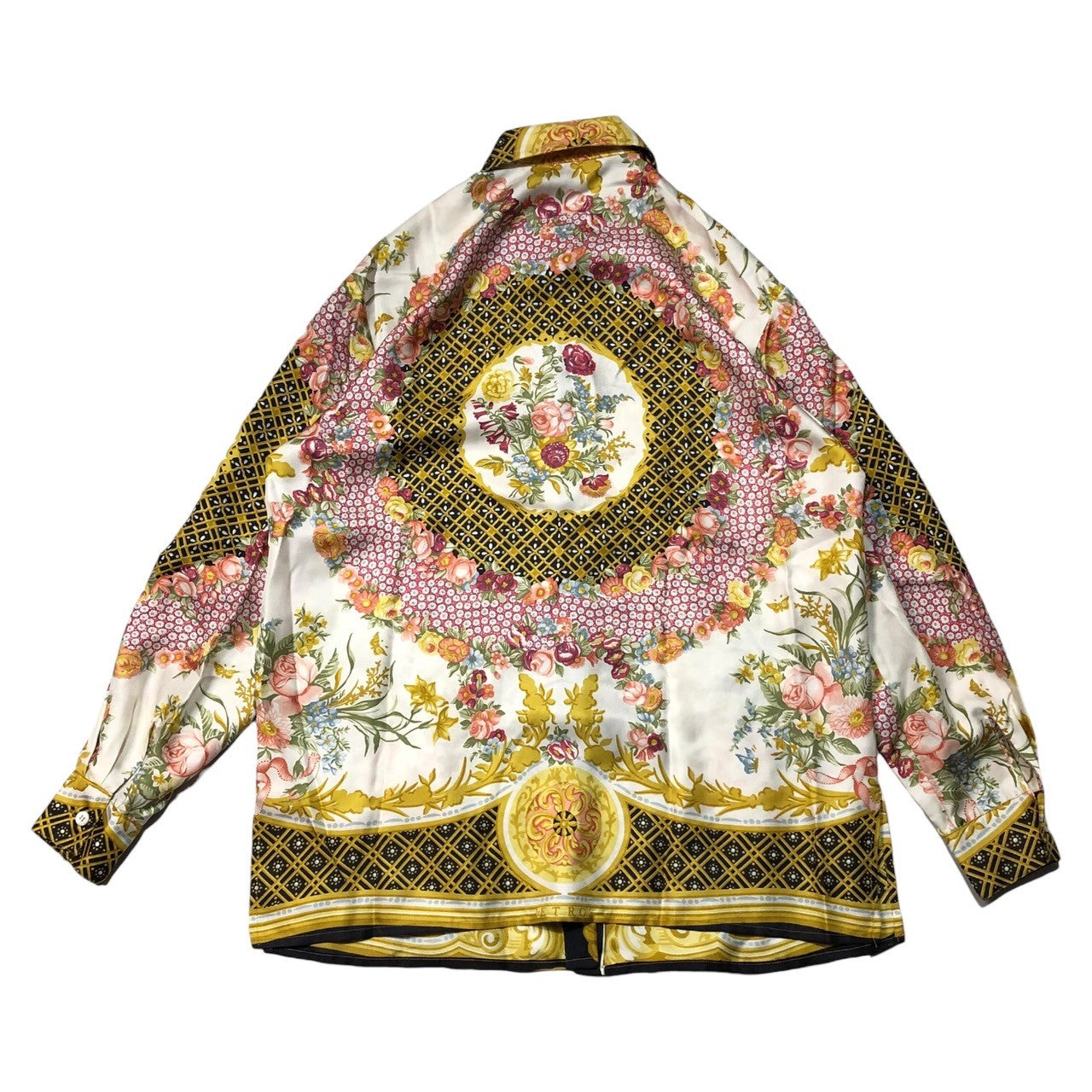 ETRO(エトロ) Scarf pattern all silk shirt スカーフ柄 シルク シャツ