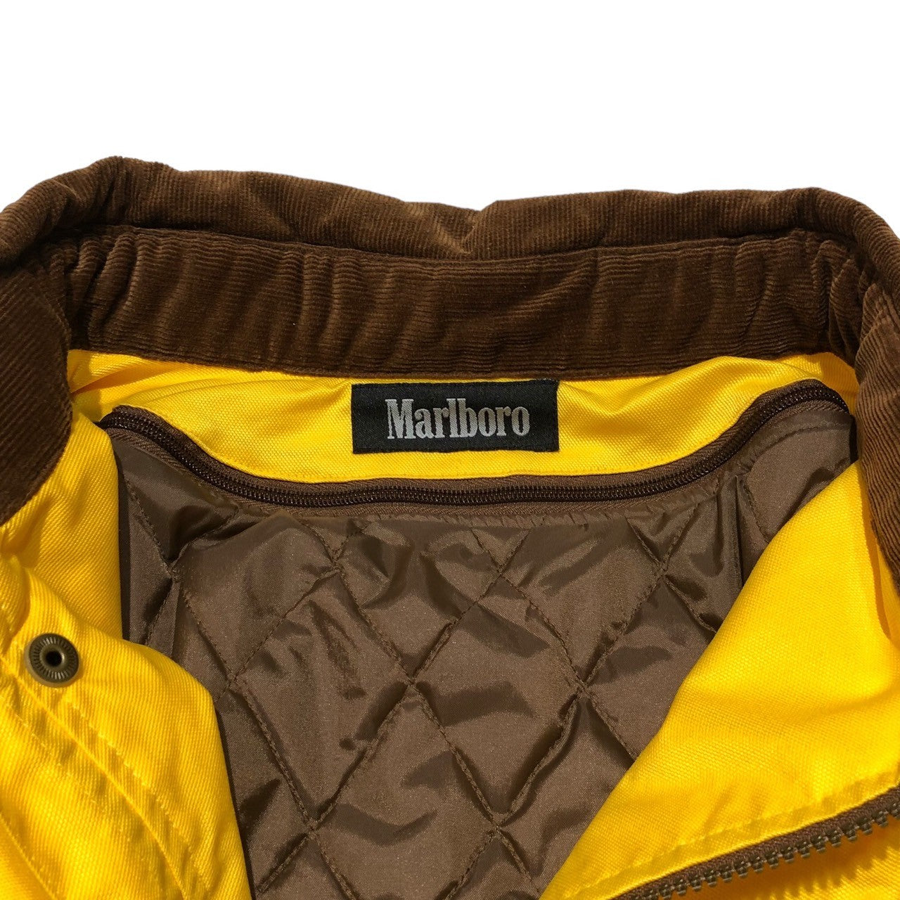 Marlboro(マルボロ) 90's corduroy colorwork long coat コーデュロイ