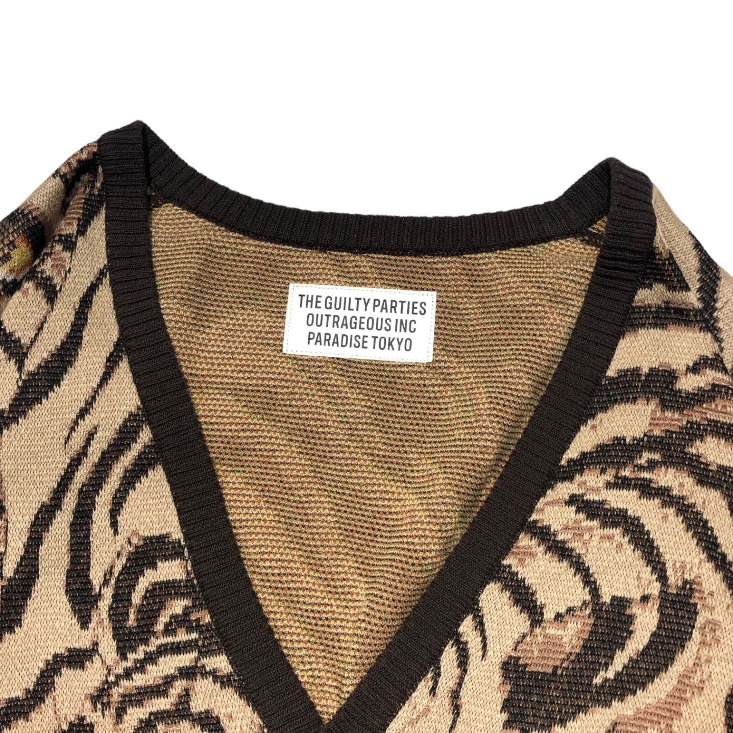 WACKO MARIA(ワコマリア) TIMLEHI JACQUARD CARDIGAN ジャガード