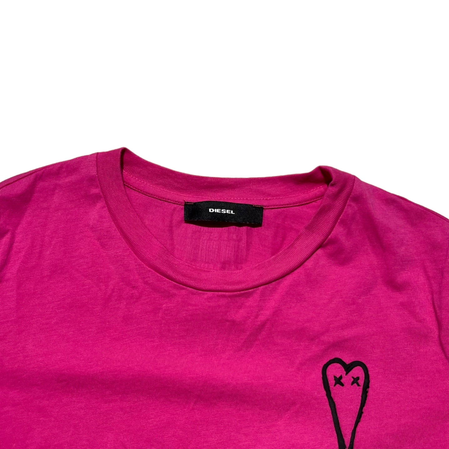 DIESEL(ディーゼル) Heart one point T-shirt ハート ワンポイント T